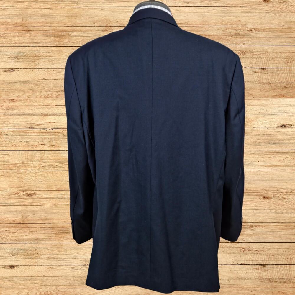 LRL Ralph Lauren Black Label Blazer Men's 50R Navy 2 Button Wedding USA EUC - Picture 4 of 6
